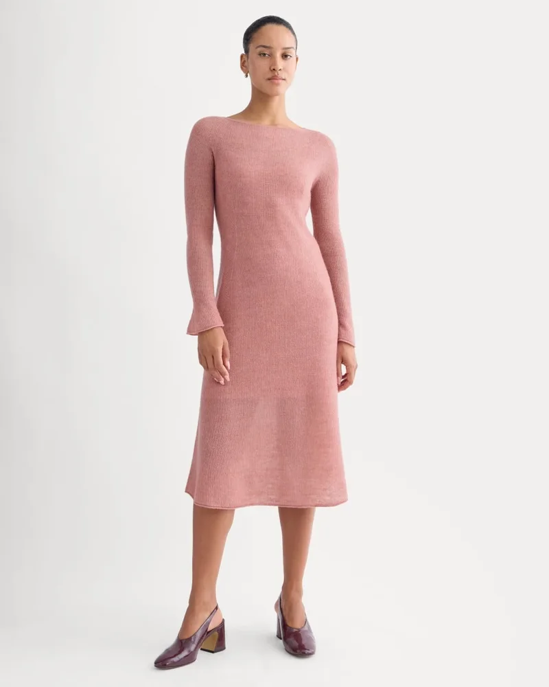 The Air Alpaca™ Sweater Dress | Rose Dust
