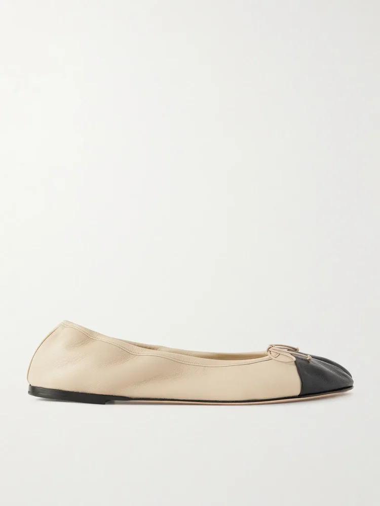 Tabi split-toe leather ballet flats