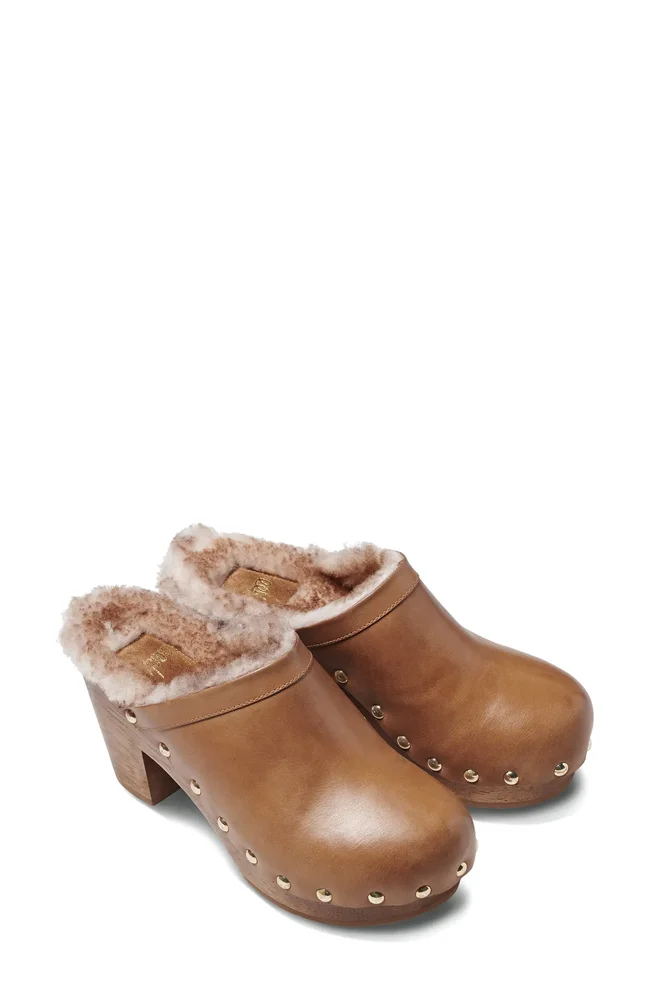 Beek Woodpecker Genuine Shearling Clog