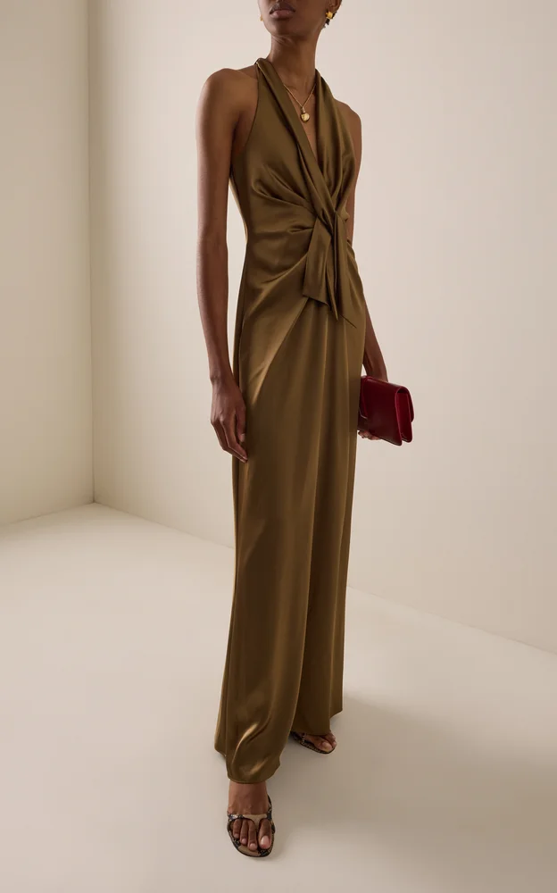 Ava Satin Gown