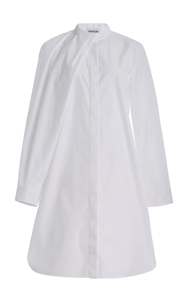 Laia Cotton Mini Shirt Dress