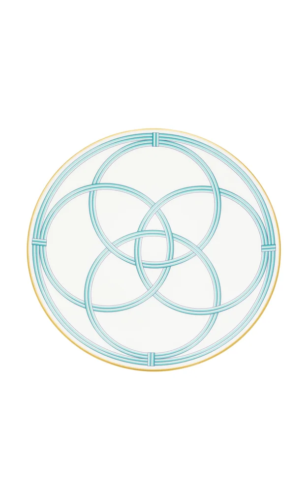 Exclusive Tiffany Blue Link Dinner Plate