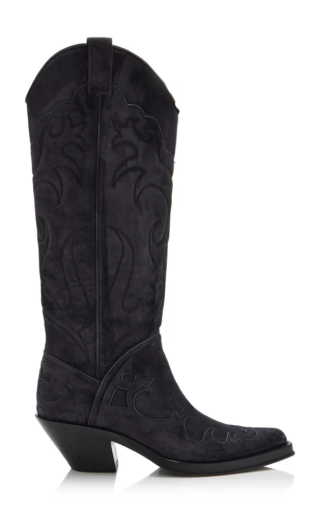 Capitana Suede Western Boots