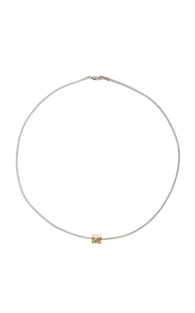 Omega 4 Sterling Silver Charm Necklace