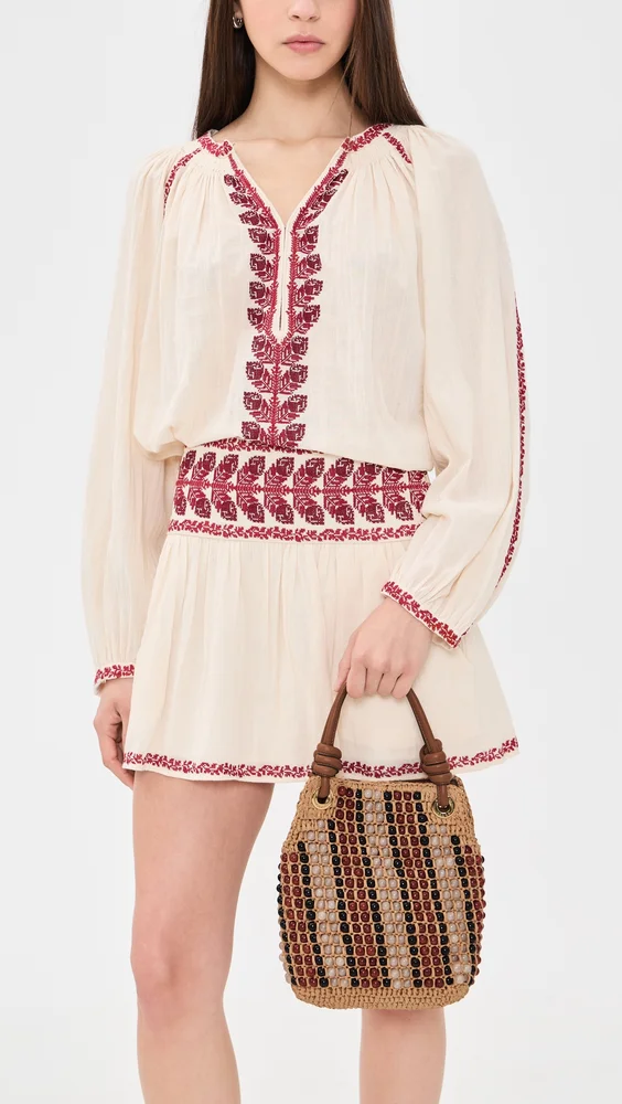 Small Beaded Slouch Bag