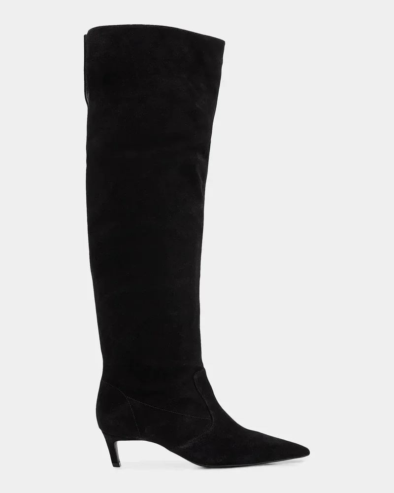 Odessa Suede Knee-High Boots