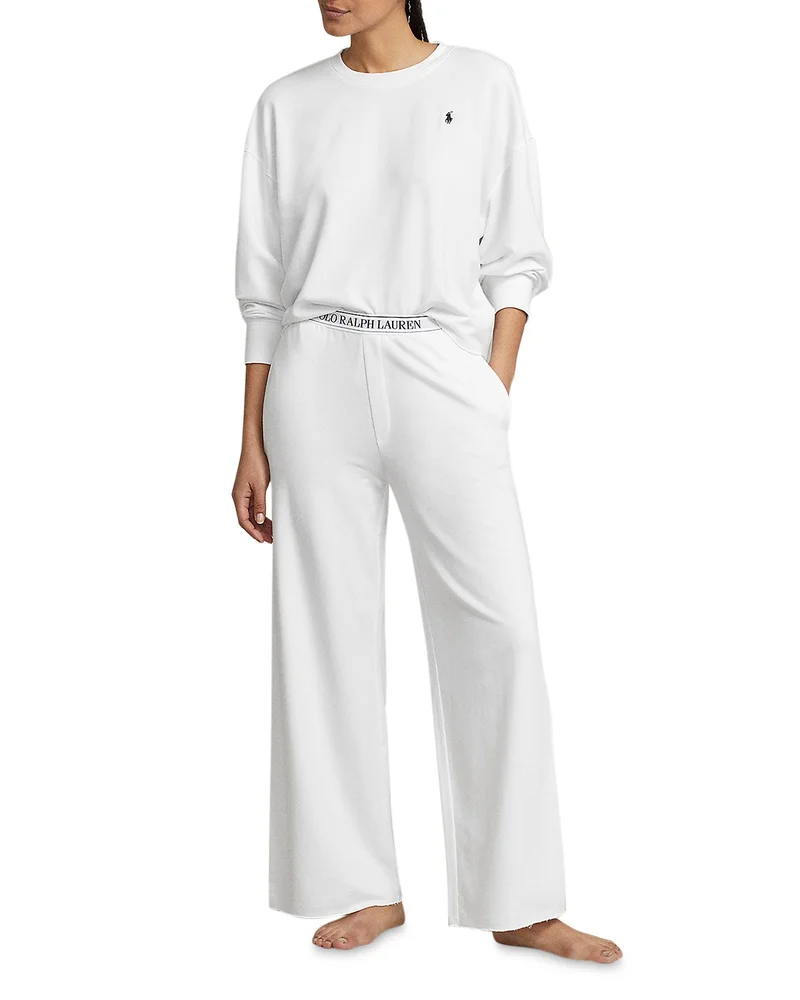 Sweatshirt & Wide Leg Pants Set