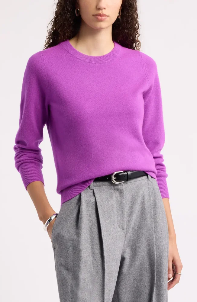 Cashmere Crewneck Sweater