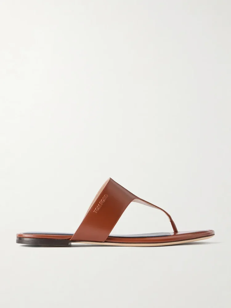 Julianne leather thong sandals