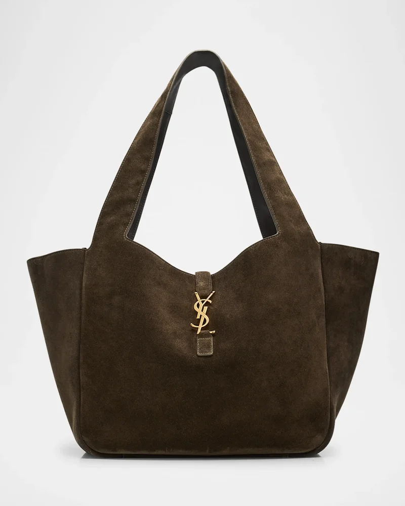 Le 5 À 7 Bea YSL Cabas Tote Bag in Suede