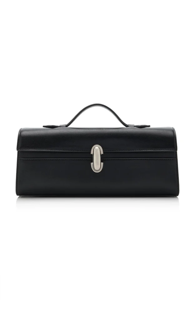 Slim Symmetry Leather Pochette