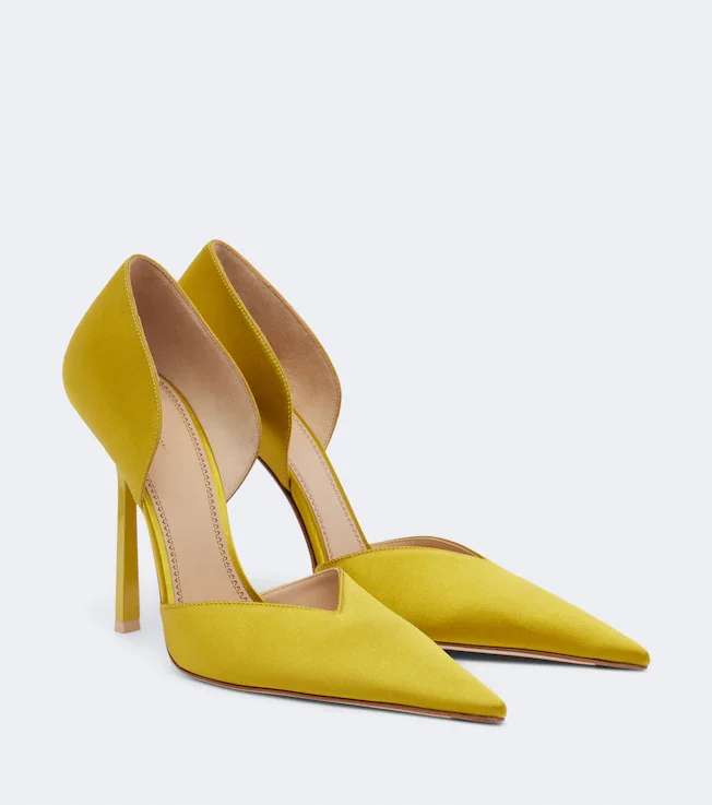 Victoria satin pumps