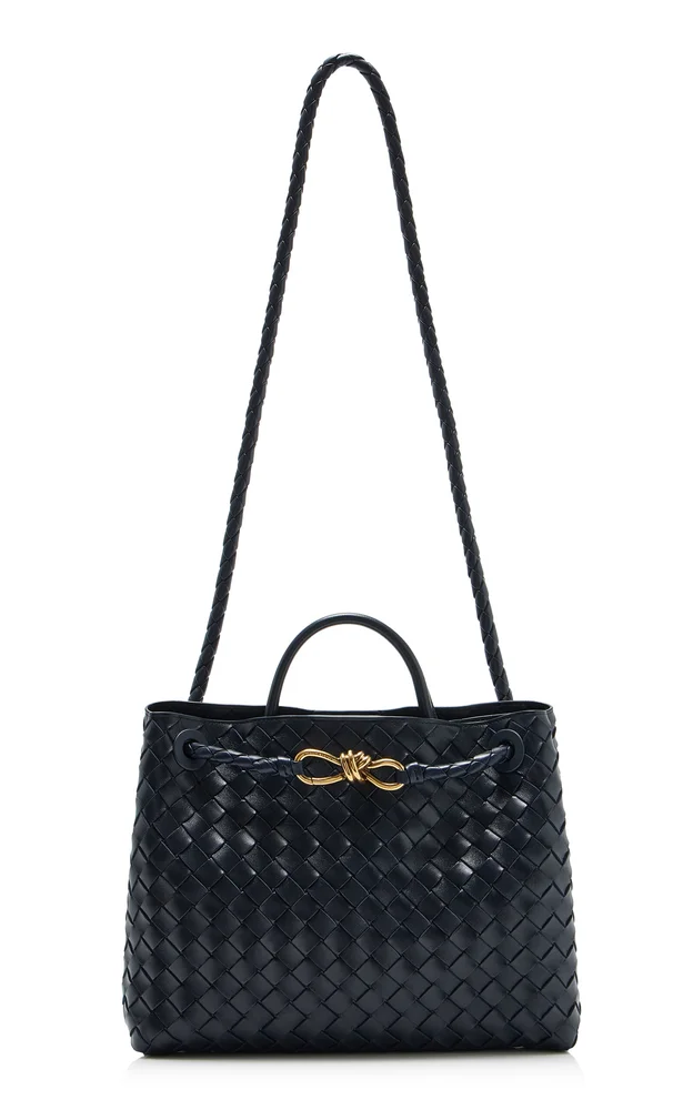 Andiamo Intrecciato 15 Leather Bag