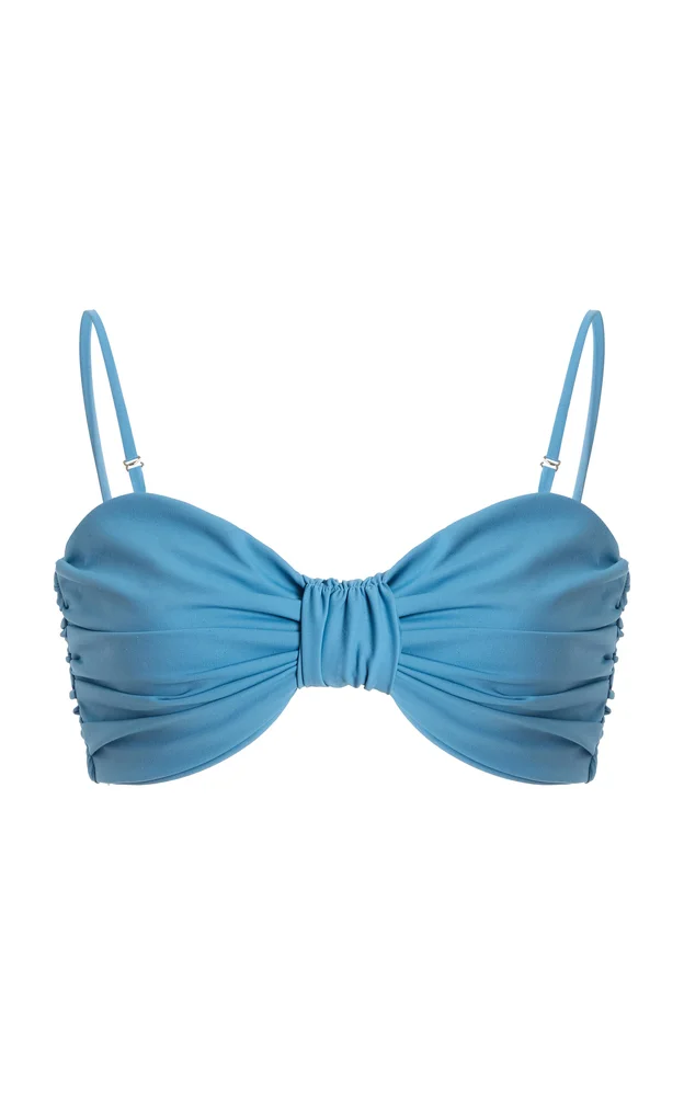Carmella Draped Bikini Top