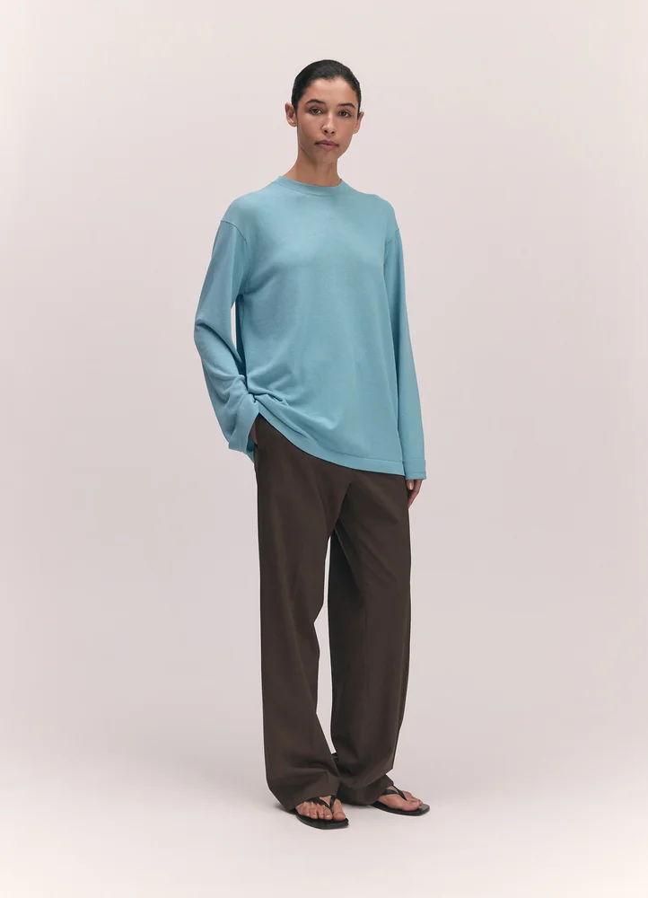 Long Sleeve Slouchy T-Knit