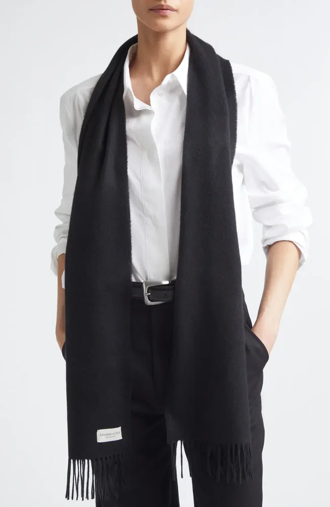 Cashmere Fringe Scarf