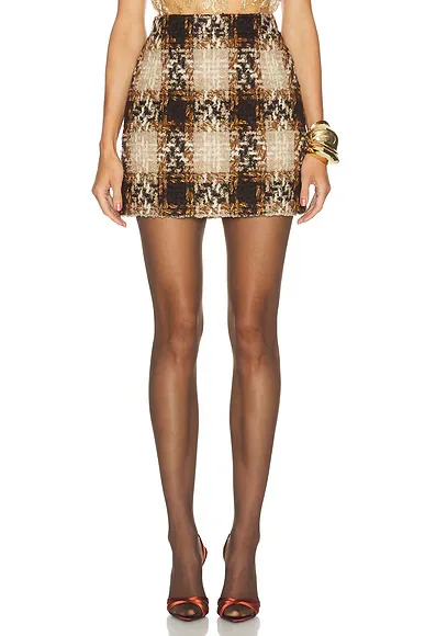Tweed Mini Skirt