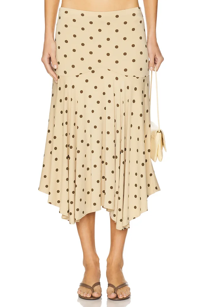 With Jean Maeve Midi Skirt
