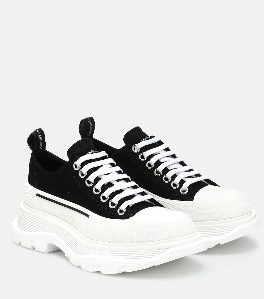 Tread Slick canvas platform sneakers