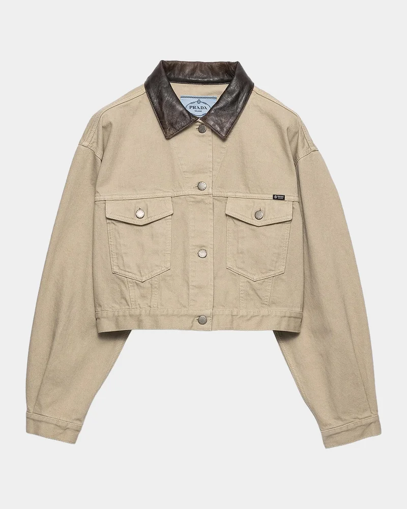 Cropped Old Denim Jacket