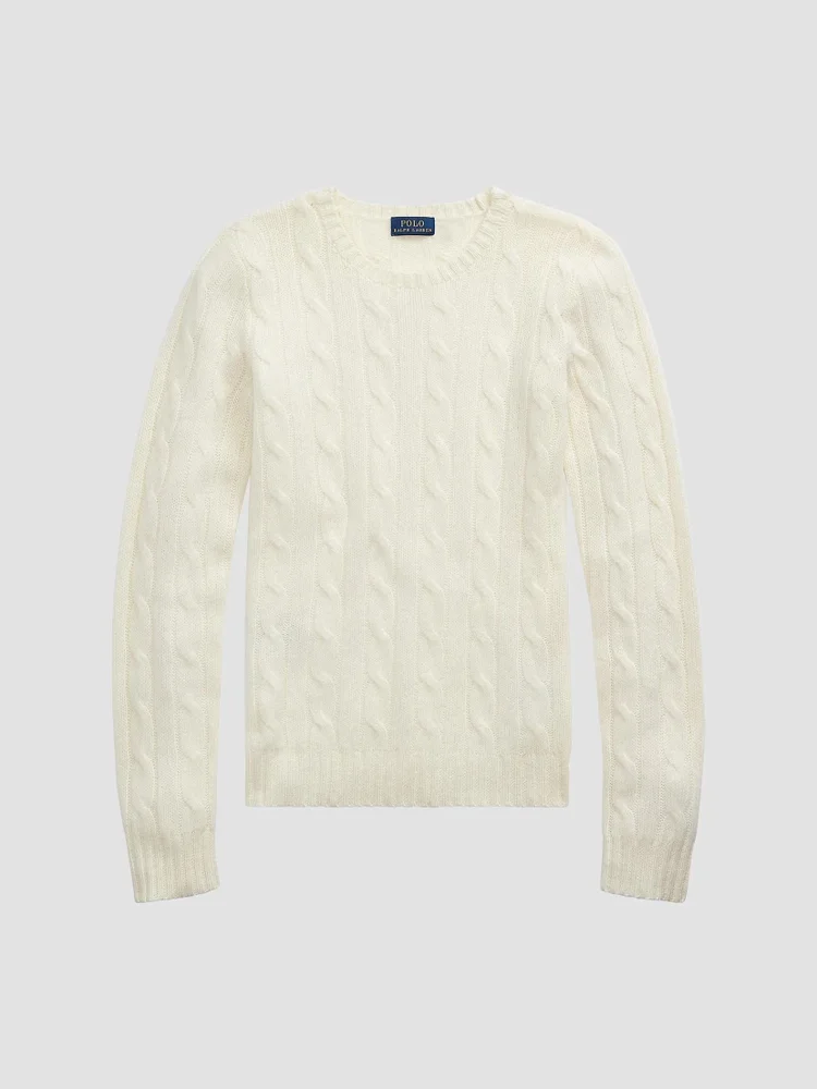 Julianna Cable-Knit Cashmere Sweater