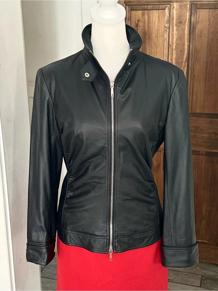 Leather Moto Jacket