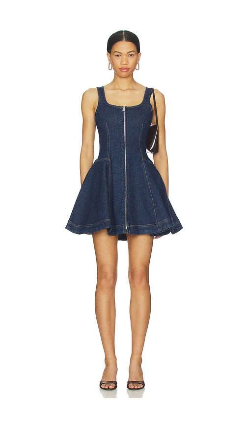 Eleodra Denim Mini Dress