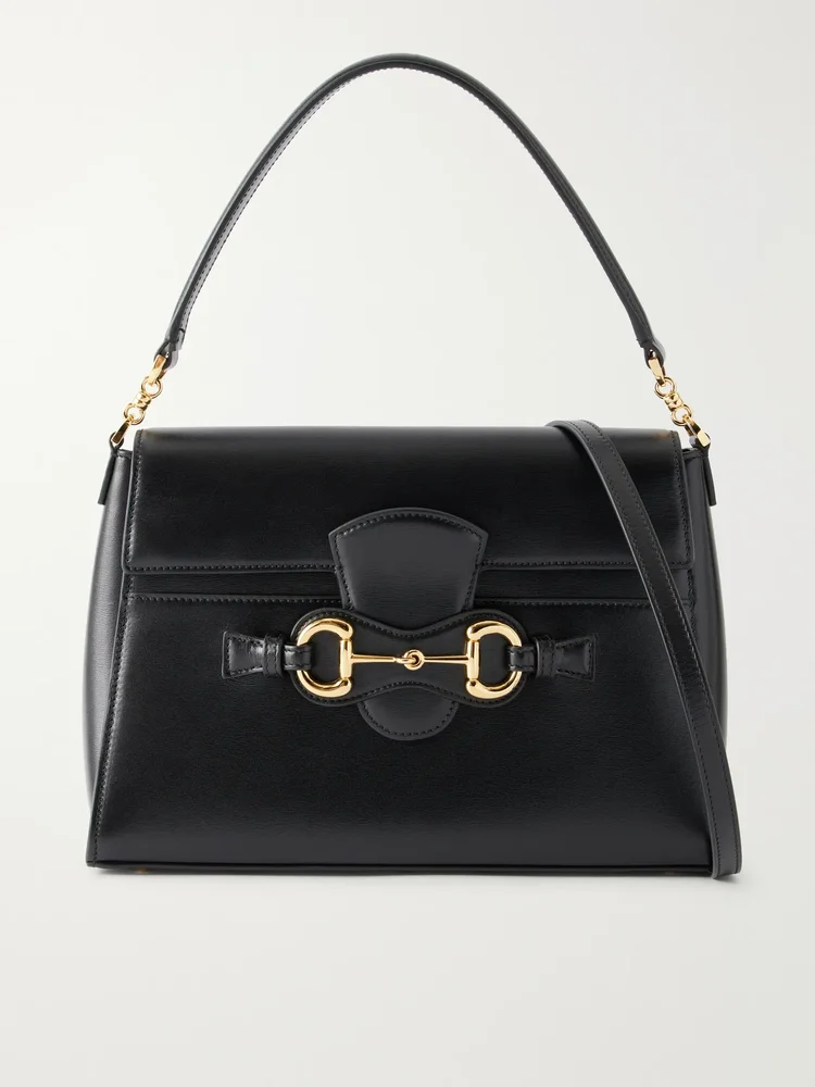 Horsebit Duomo leather shoulder bag