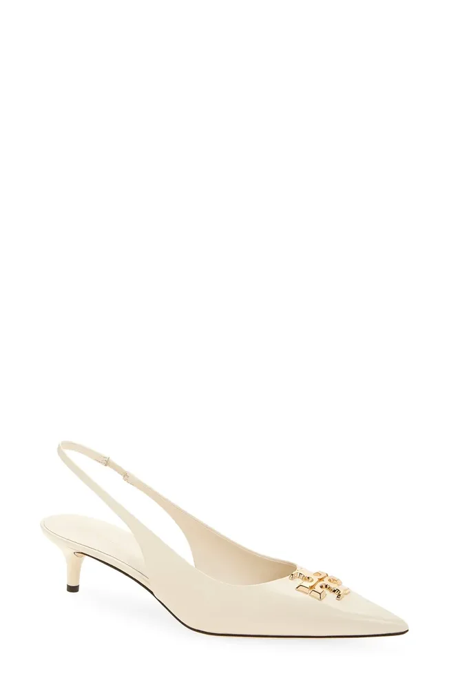 Eleanor Kitten Heel Slingback Pump