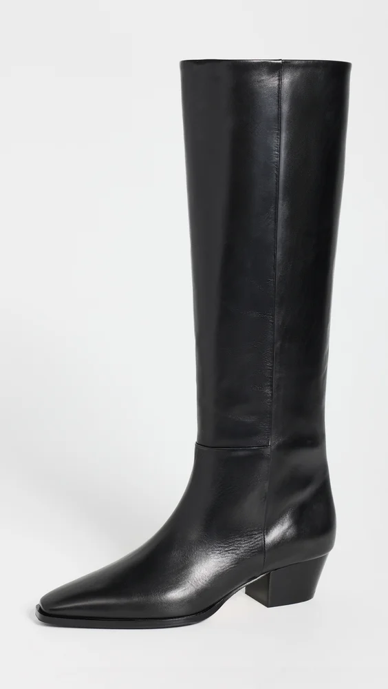 Medea Leather Knee-High Boots