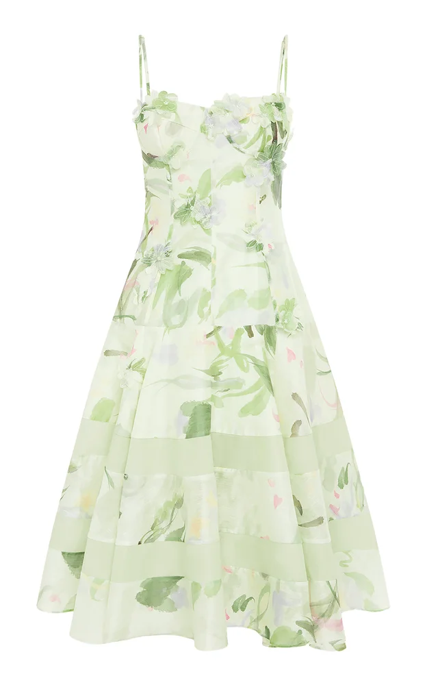 Marisol Applique Midi Dress