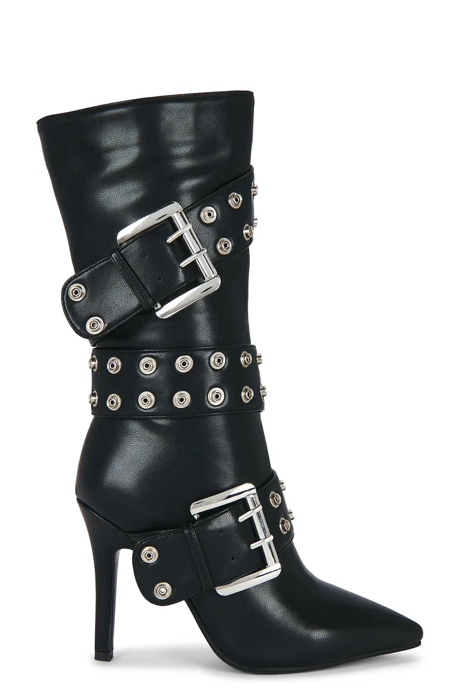 Slouch Buckle Boot