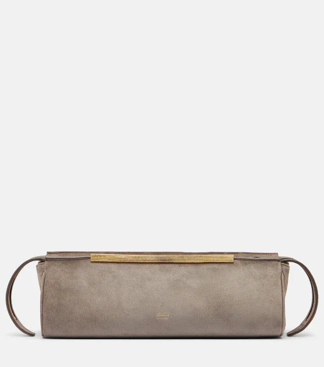 Donna suede clutch