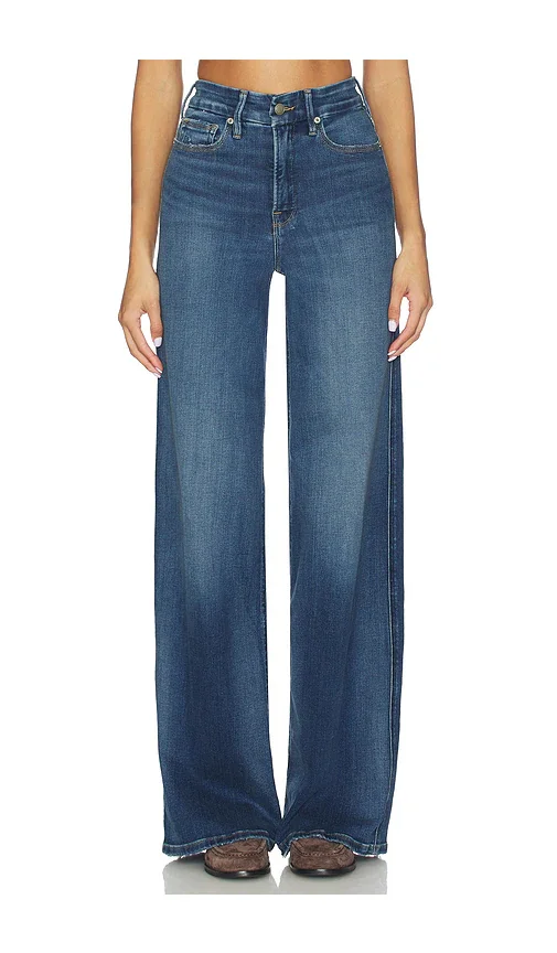 Soft Tech Good Petite Skate Wide Jeans Good American