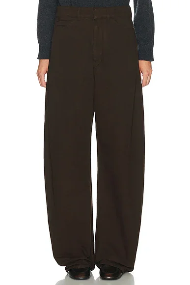 High Waisted Curved Pants