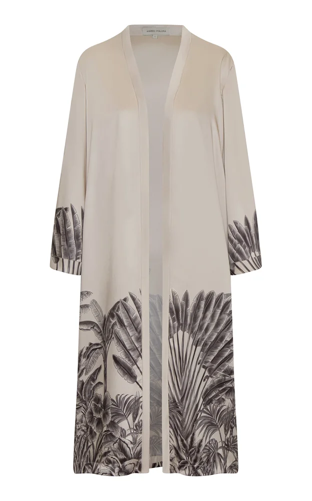 Eos Printed Robe