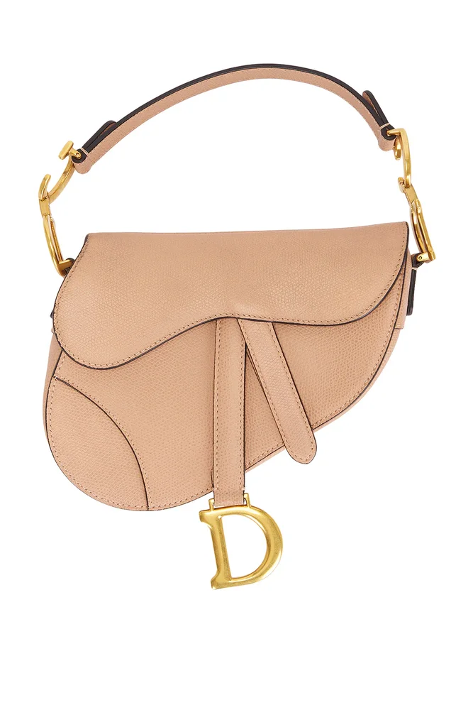 Dior Mini Saddle Bag, Rose