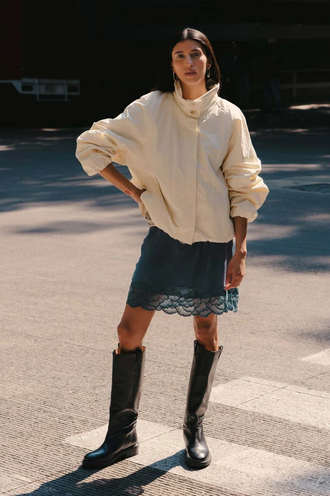 Marina Silk Mini Skirt