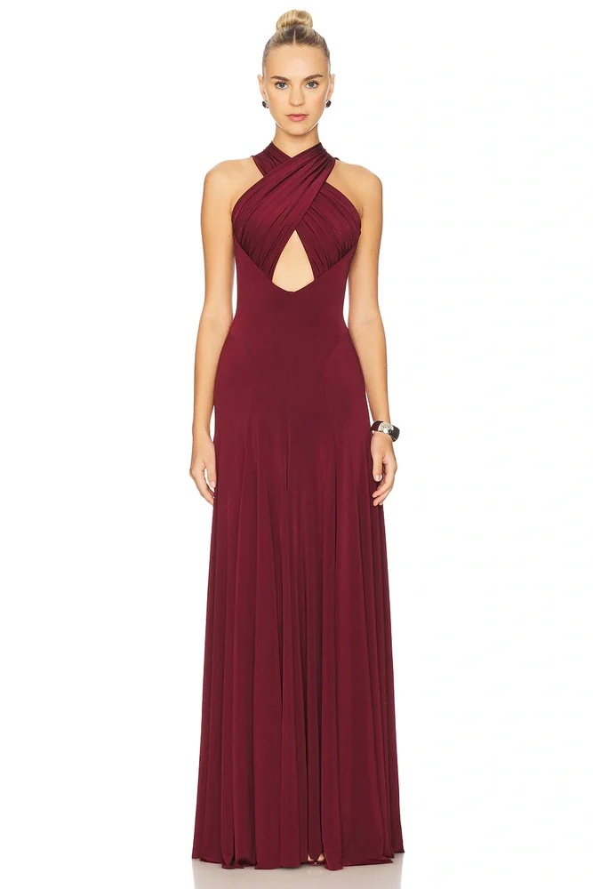 Draped Jersey Dress