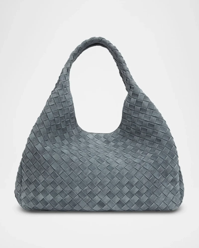 Campana Large Suede Shoulder Bag