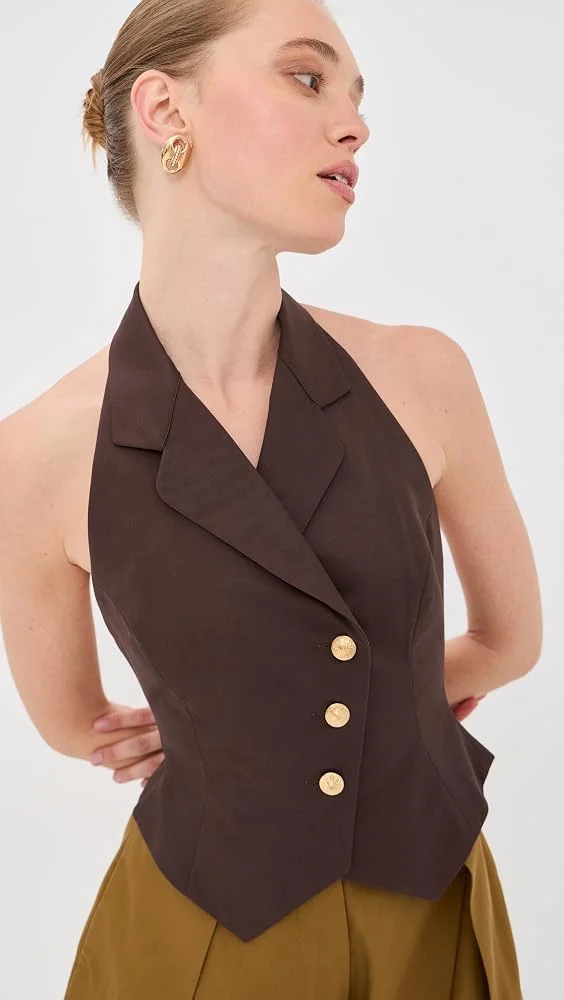 Halter Waistcoat Top