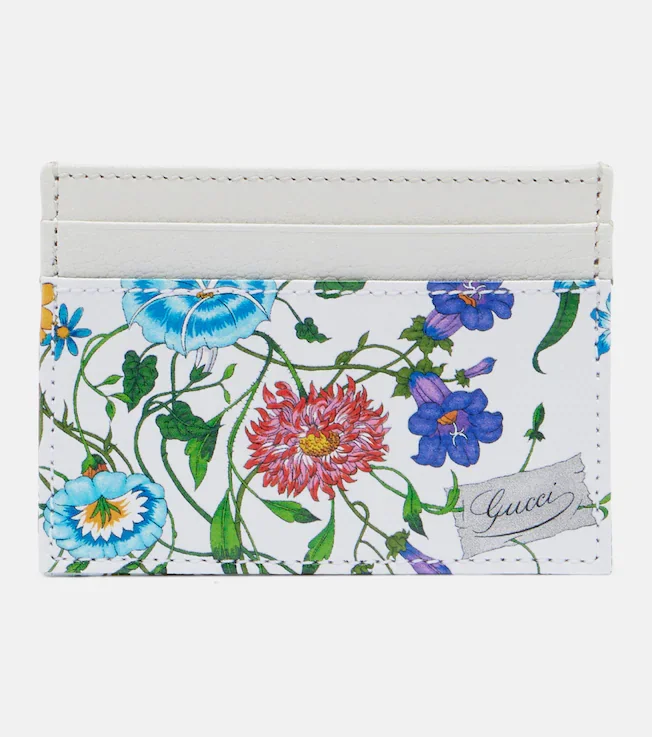 Flora canvas card holder