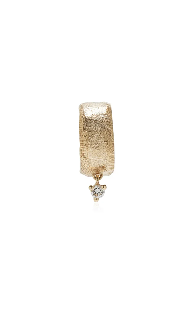 Gaby N°1 9K Gold Diamond Single Earring
