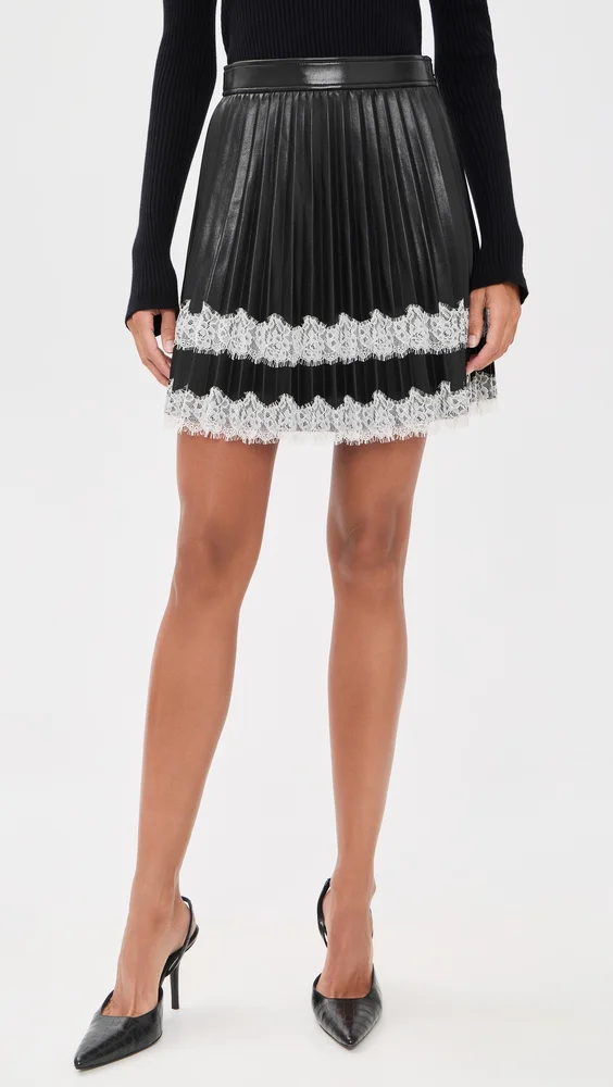 Vegan Leather Laney Skirt