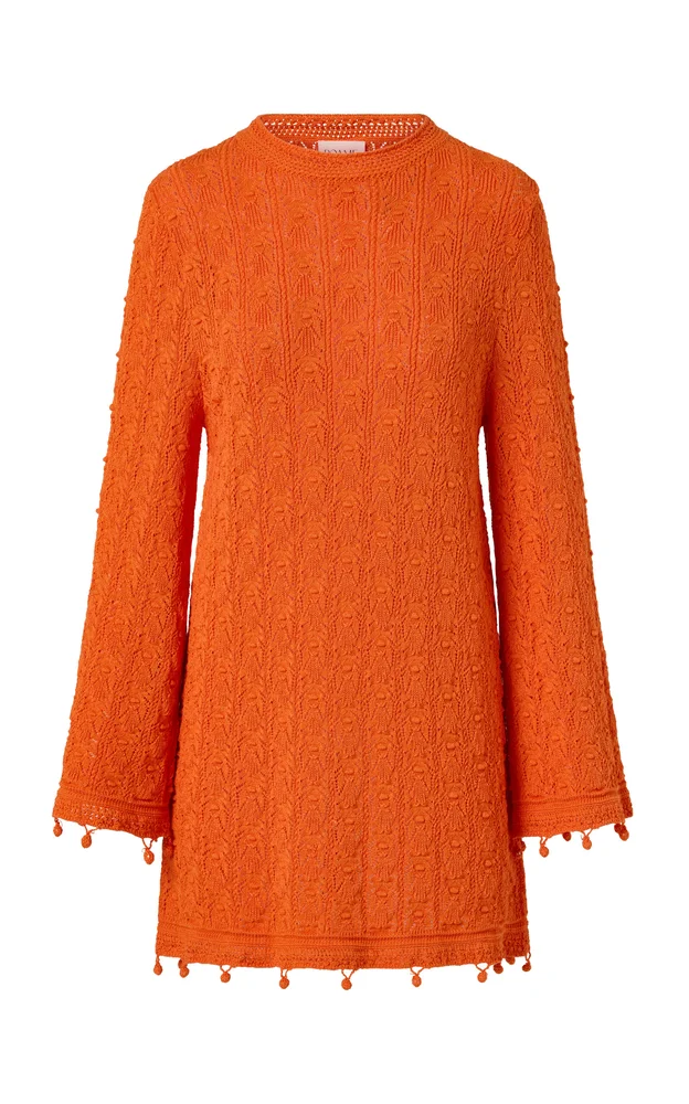 Divina Cotton-Blend Mini Dress