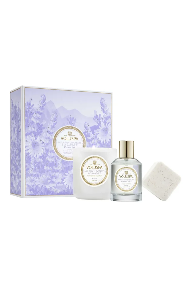 Mountain Lavender & Chamomile 3-Piece Retreat Gift Set