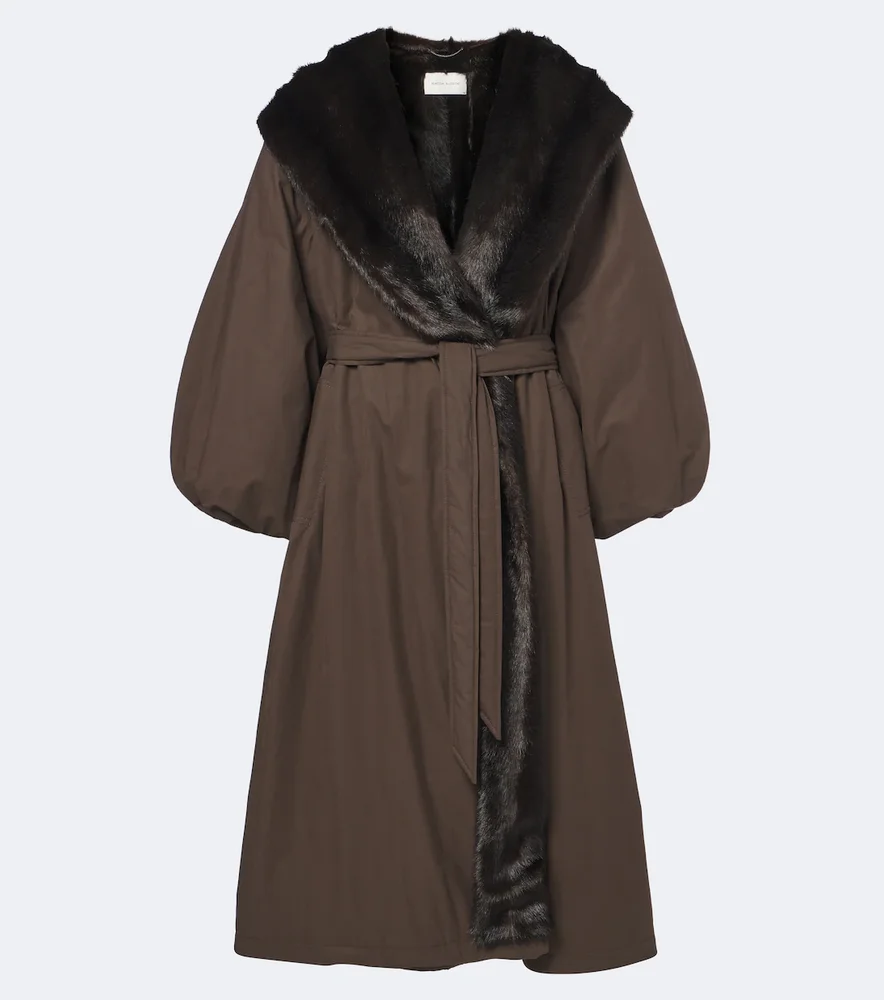 Cotton wrap coat