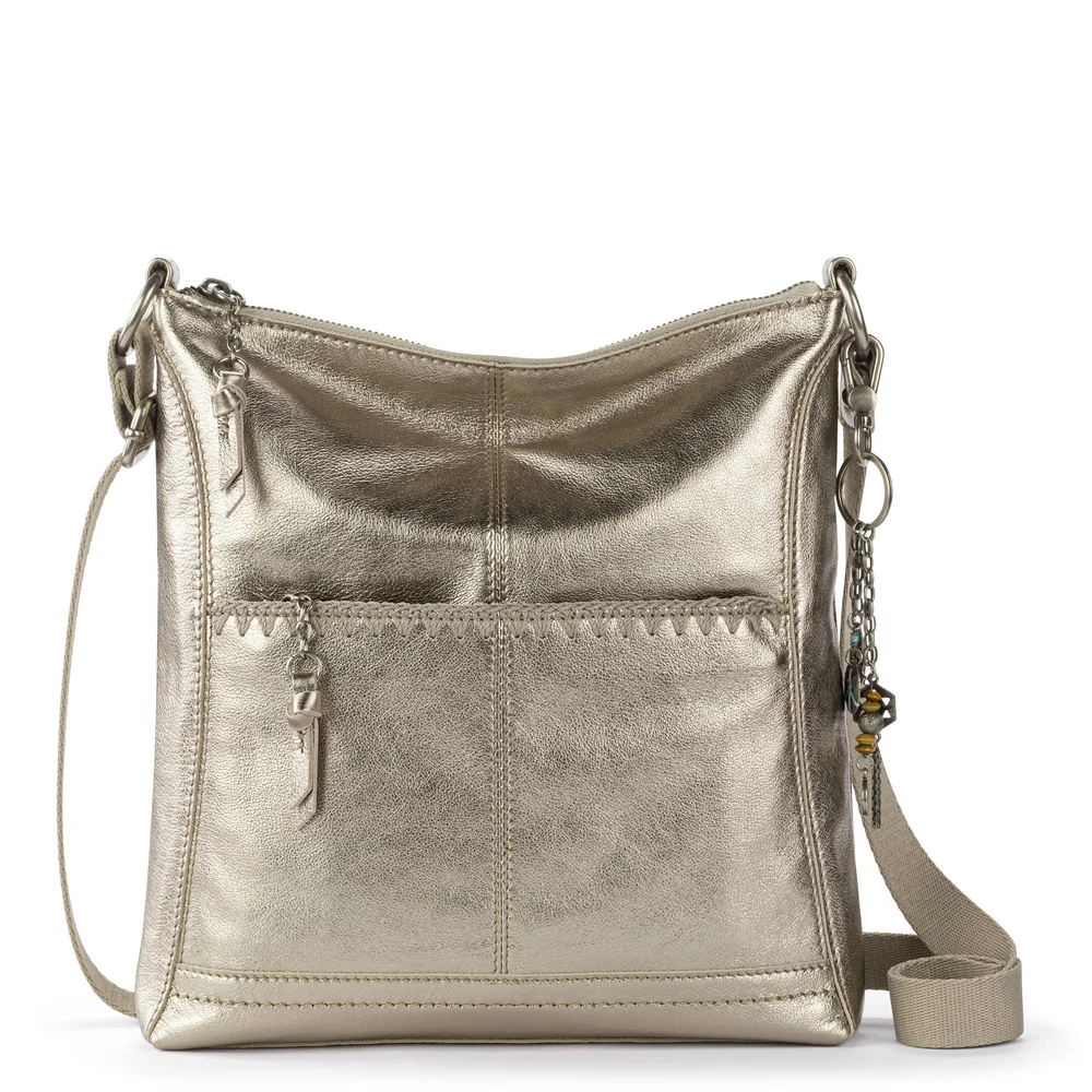 Lucia Crossbody - Leather - Pyrite Stitch