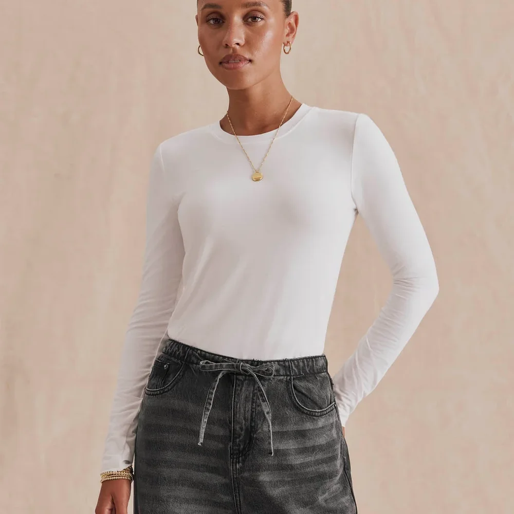 Bamboo Blend Long Sleeve Tee