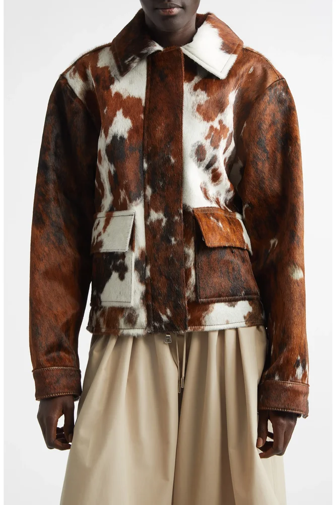 The Blaine Genuine Calf Hair Jacket